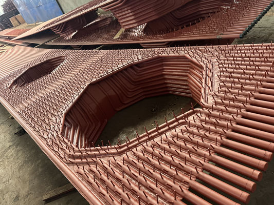 Chaudière à paroi d'eau à membrane de peinture haute pression avec haute flexibilité