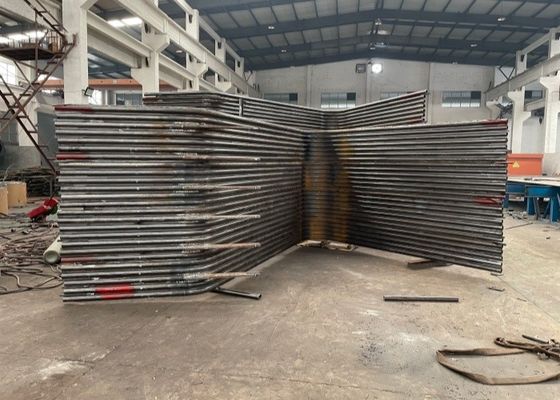 ASME Pièces de chaudière de centrale électrique de haute qualité Pipe en acier ronde Tube de chaudière Membrane Wall Water Wall Panel