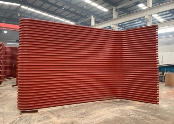 ASME Pièces de chaudière de centrale électrique de haute qualité Pipe en acier ronde Tube de chaudière Membrane Wall Water Wall Panel