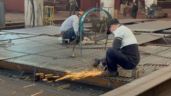 Économie d'énergie de la membrane de la chaudière paroi de feu / tuyau d'eau et la structure personnalisée