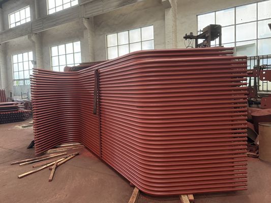 SA 210 A1 Paroi de membrane de chaudière en acier au carbone soudée par soudage à l'arc submergé