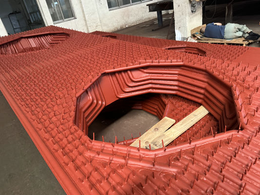 Distribution optimale de la chaleur de l'eau - Construction de paroi membranaire de chaudière tubulaire - Peinture