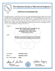 Chine Jiangsu Sat-Cham Energy Technology Co., Ltd. certifications